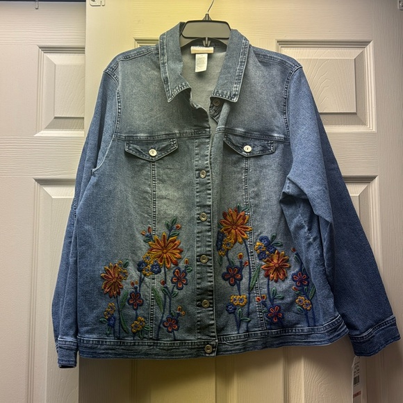 Alfred Dunner Jackets & Blazers - NWT Denim Jacket